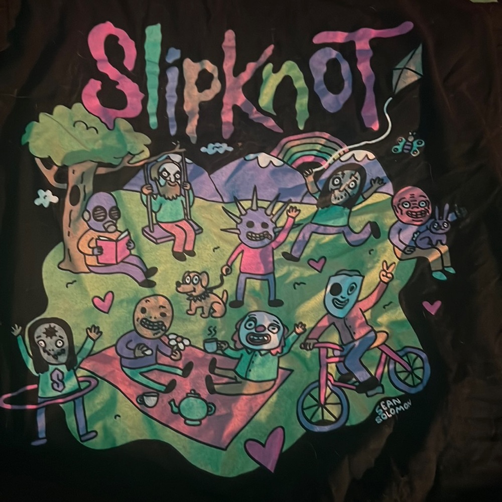 slipknot special art tshirt